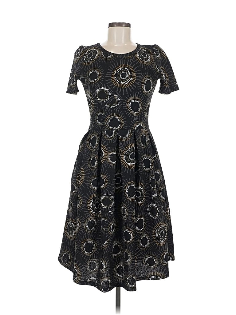 Pre-owned Lularoe Cocktail Dress In Black