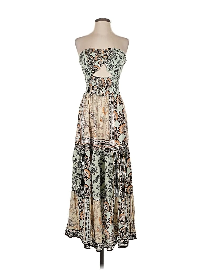 Pre-owned Angie Casual Dress In Brown