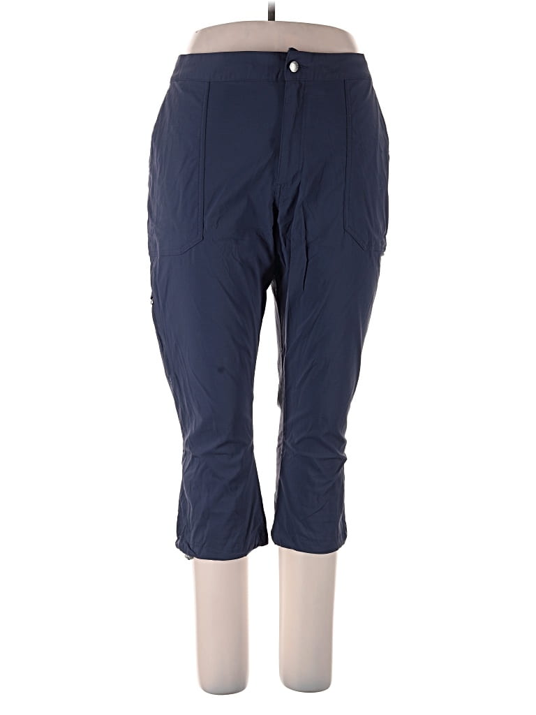 Pre-owned Columbia Casual Pants In Blue