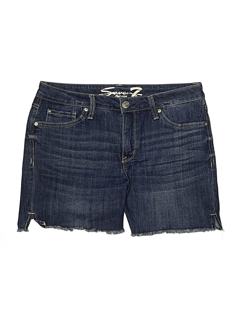 Pre-owned Seven7 Denim Shorts In Blue