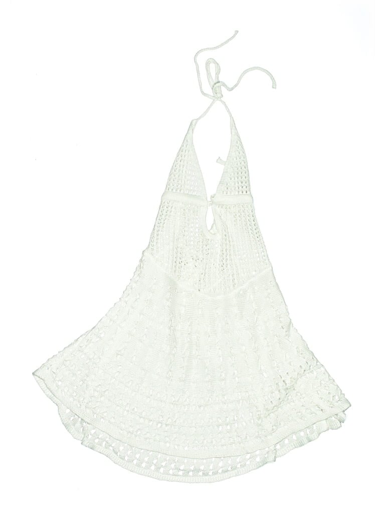 Pre-owned Unbranded Swimsuit Cover Up In White