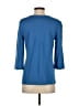 Chico's Blue 3/4 Sleeve Blouse Size Sm (0) - photo 2
