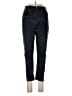 Denim Forum Solid Black Jeans Size 30 waist - photo 1