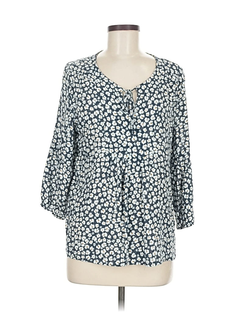 Pre-owned Cynthia Rowley Tjx 3/4 Sleeve Blouse In White