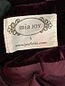 Mia Joy Burgundy Blazer Size 5 - photo 3