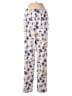 Assorted Brands Floral Ivory Blue Casual Pants Size S - photo 1