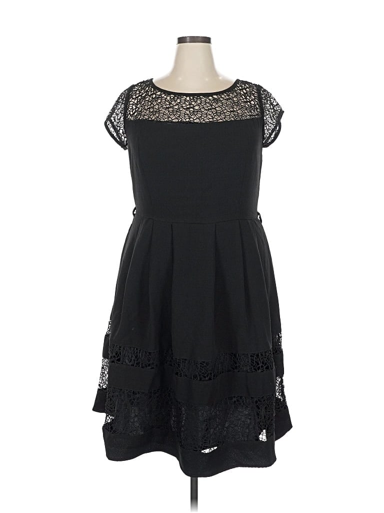 Pre-owned City Chic Cocktail Dress In Black