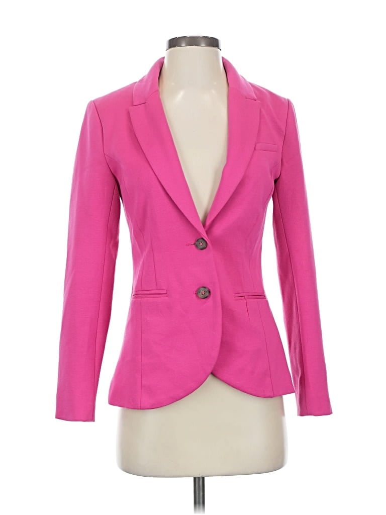 Pre-owned H&m Blazer Jacket In Pink