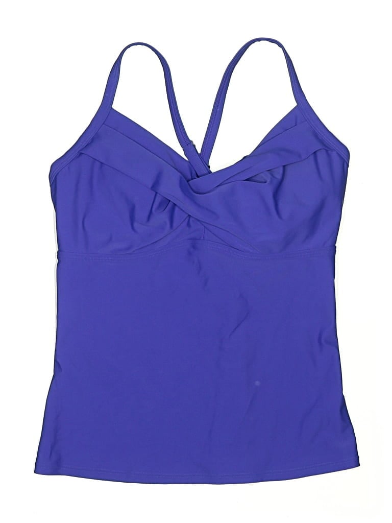 Pre-owned Athleta Swimsuit Top Purple Swimwear