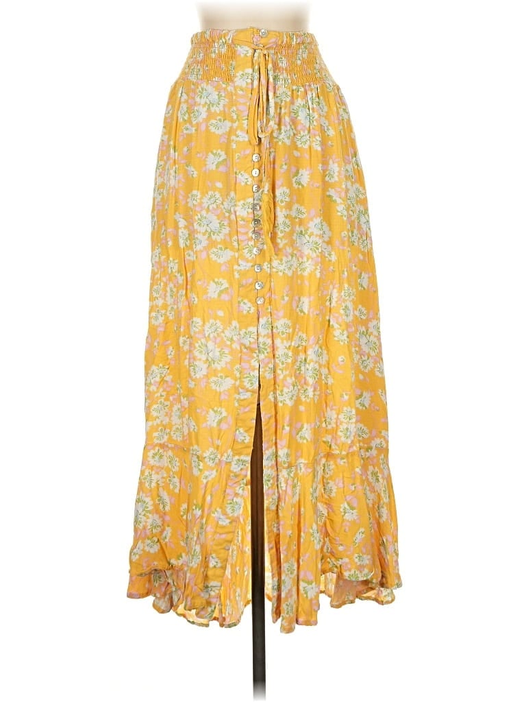 Pre-owned Rachel Zoe Tjx Casual Skirt In Yellow
