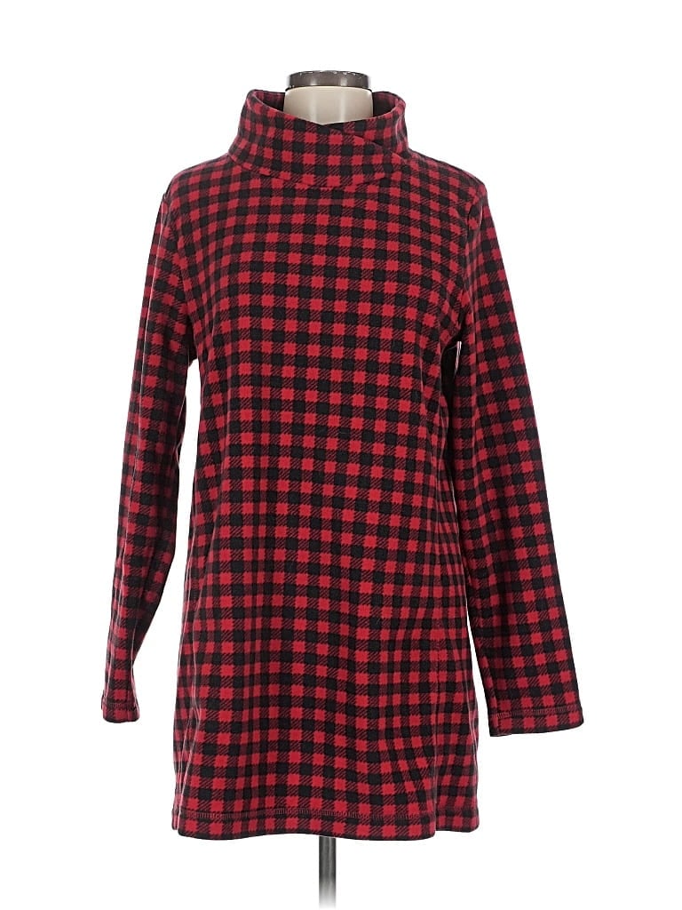 Pre-owned Lands' End Casual Dress In Red