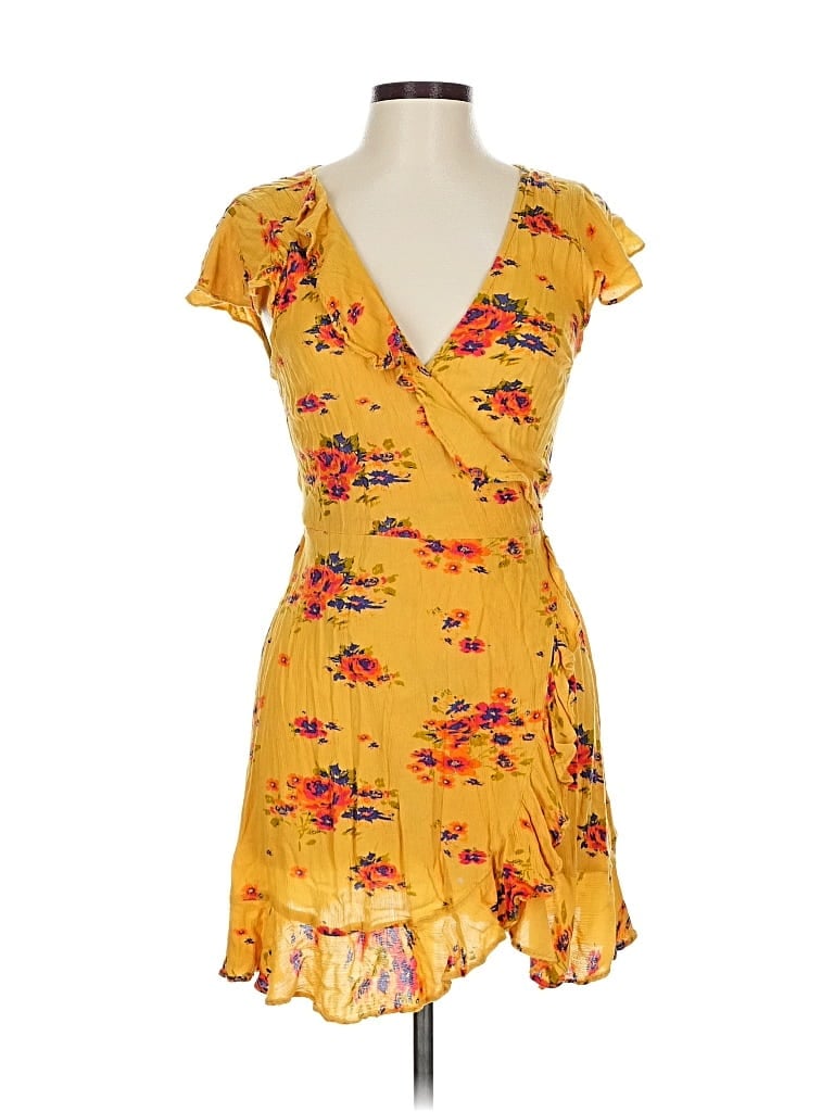 Pre-owned Kimchi Blue Cocktail Dress In Yellow