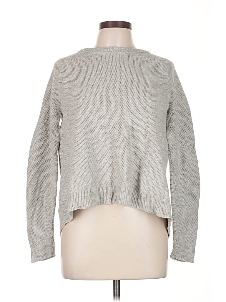 Pre-owned Madewell Pullover Sweater In Gray