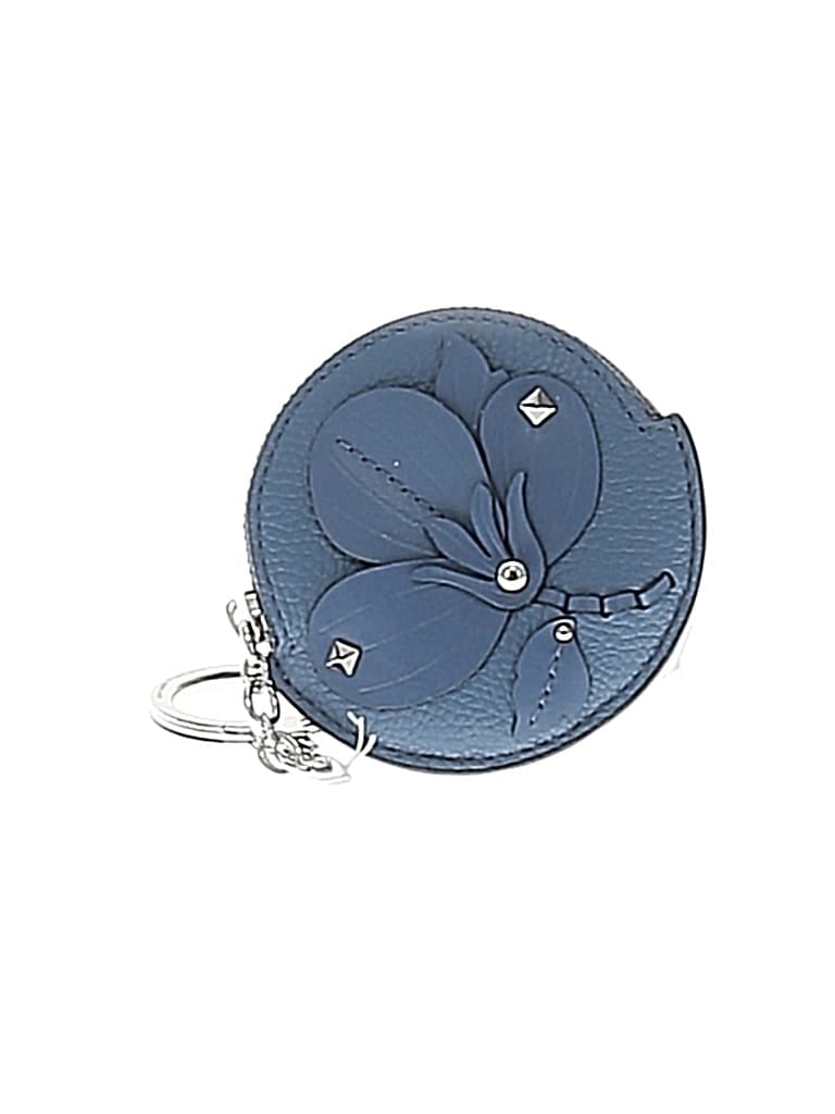 Pre-owned Kate Spade New York Leather Coin Purse In Blue