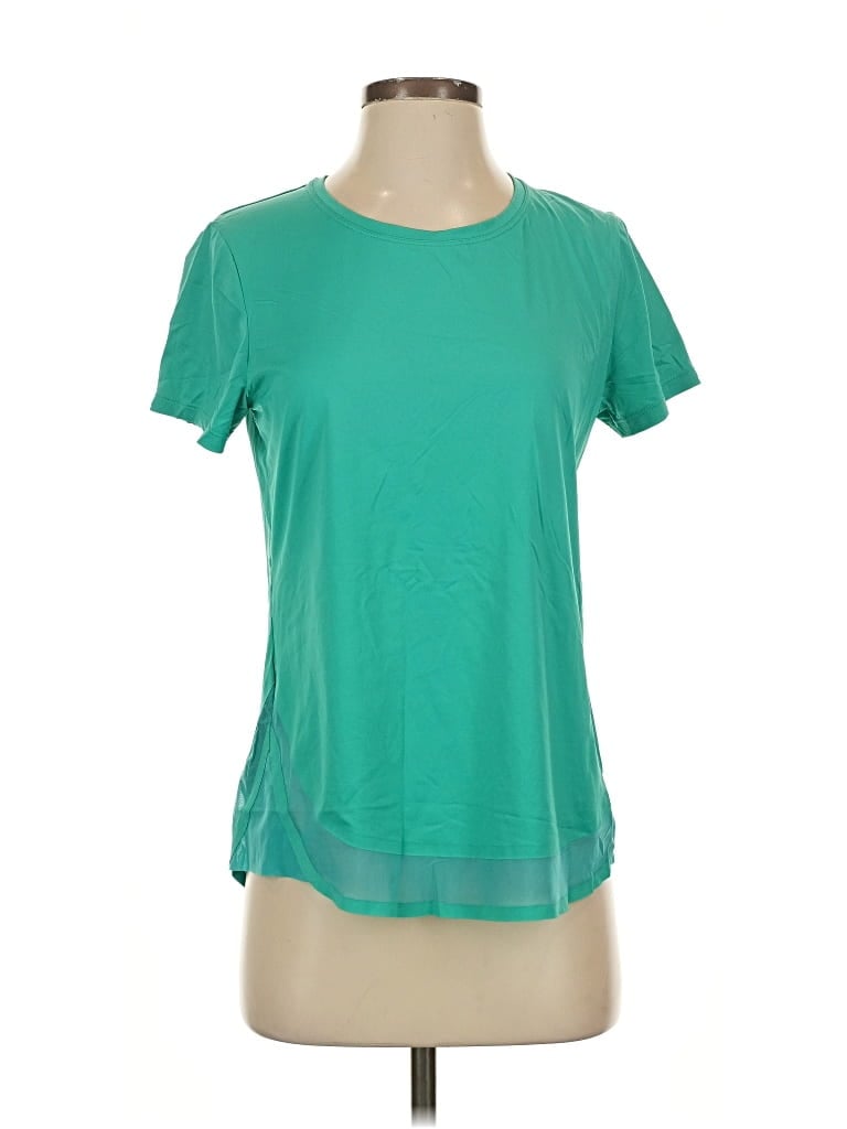 Pre-owned Athleta Active T-shirt In Green
