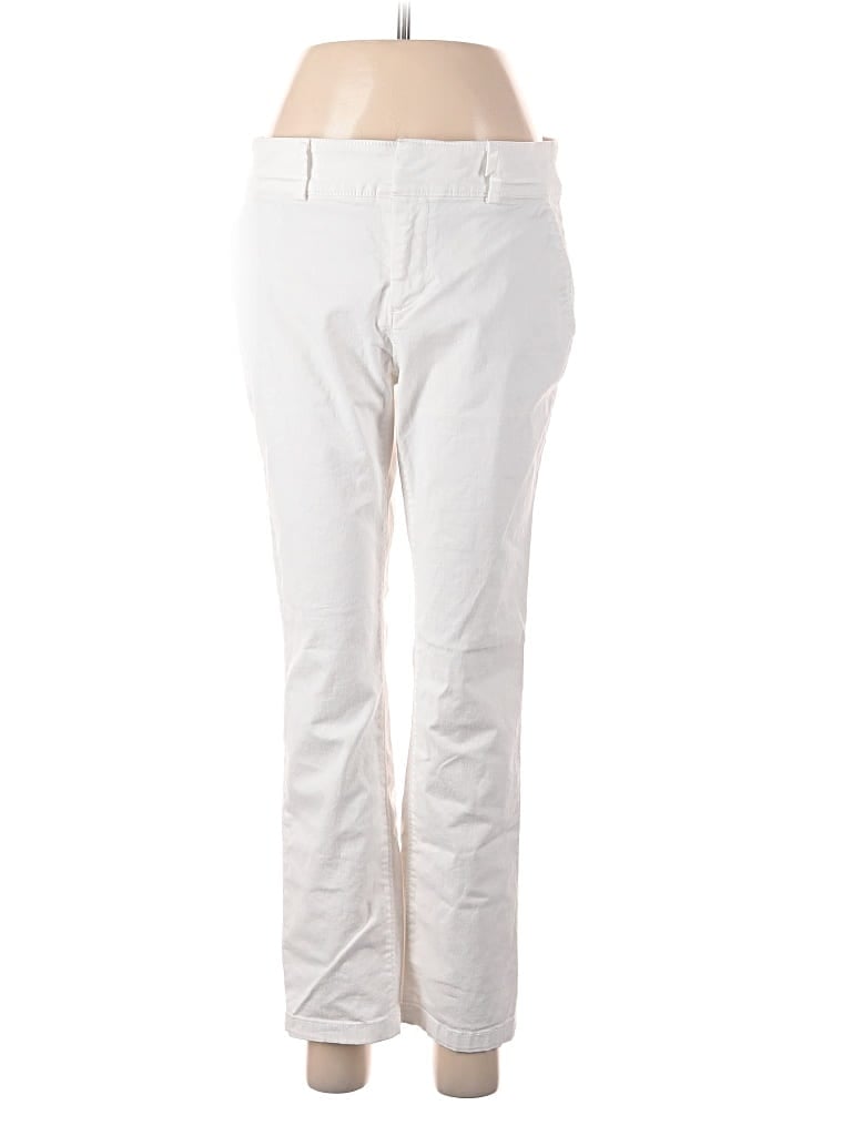 Pre-owned Ann Taylor Loft Casual Pants In White