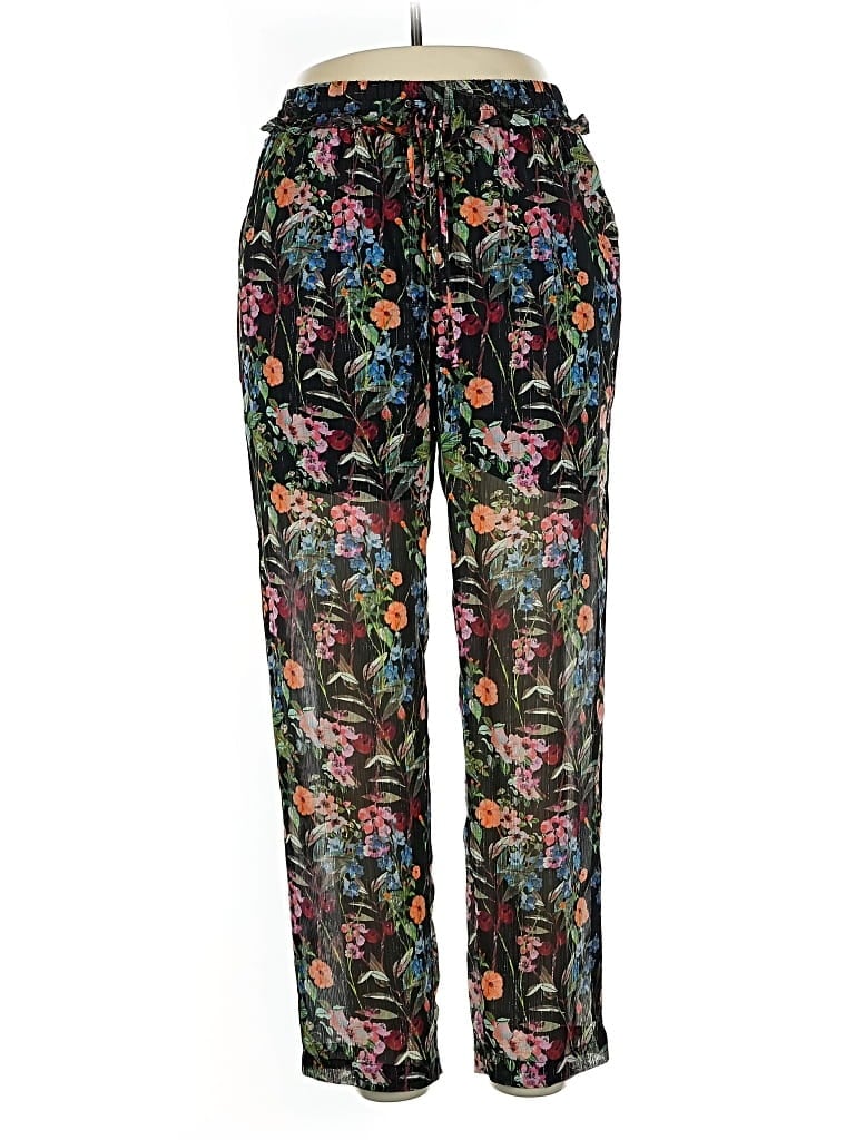 Pre-owned H&m Casual Pants In Black