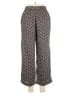 MNG Suit 100% Polyester Chevron-herringbone Black Casual Pants Size M - photo 2
