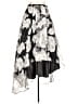 Sequin Hearts Floral Silver Formal Skirt Size 11 - photo 1