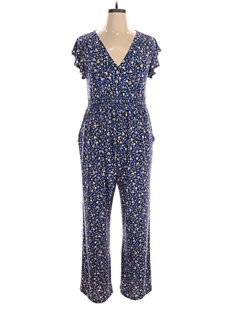 Pre-owned Kaileigh Jumpsuit In Blue
