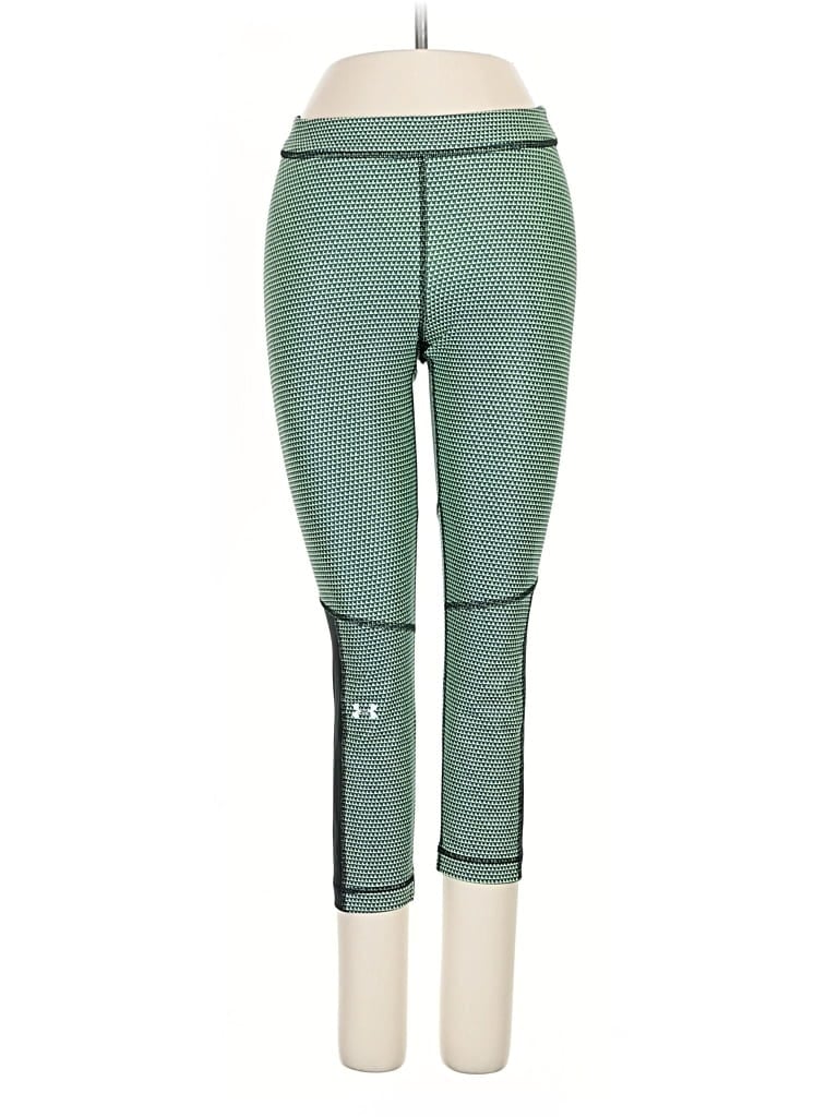 Pre-owned Under Armour Active Pants In Green