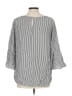 Apt. 9 100% Rayon Silver 3/4 Sleeve Blouse Size L - photo 2