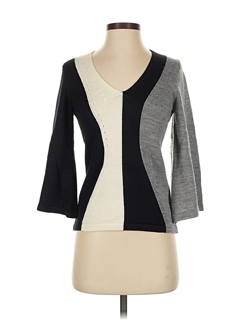 Pre-owned French Connection Pullover Sweater In Gray