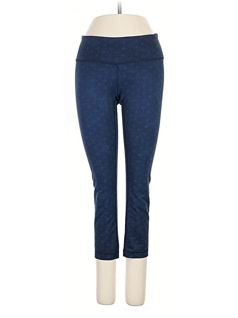 Pre-owned Lululemon Athletica Active Pants In Blue