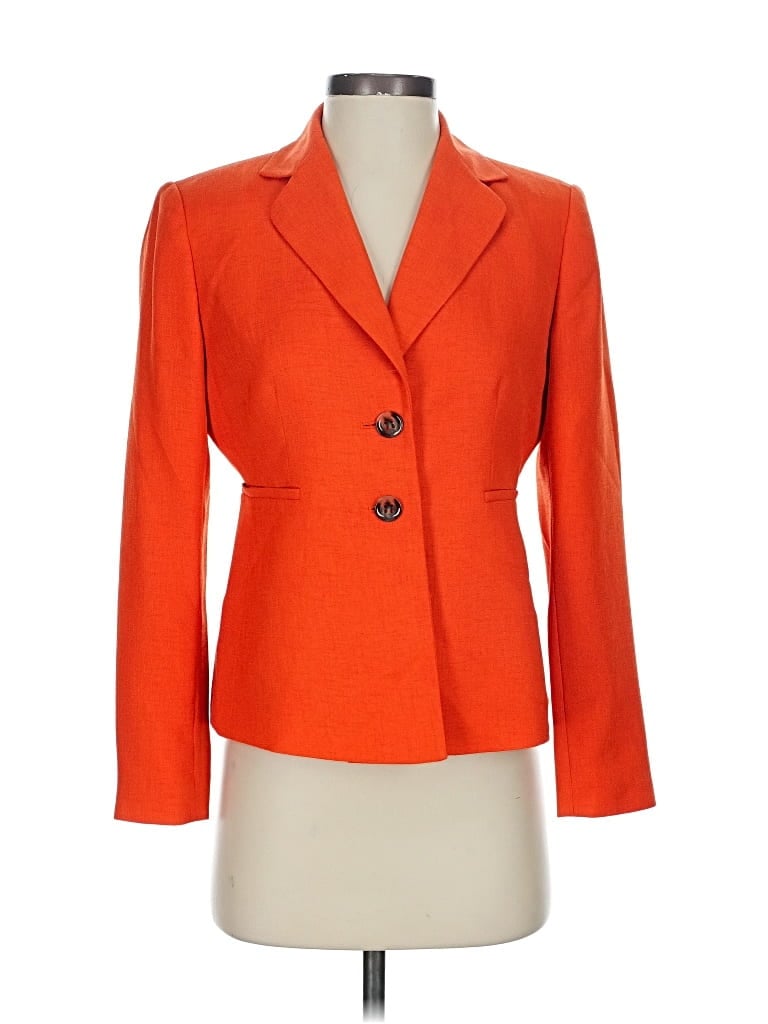 Pre-owned Kasper Blazer Jacket In Orange