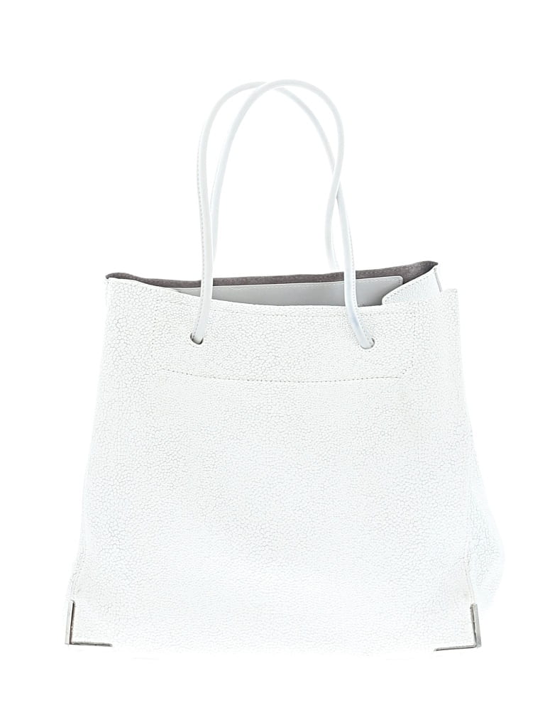 Pre-owned Alexander Wang Satchel In White