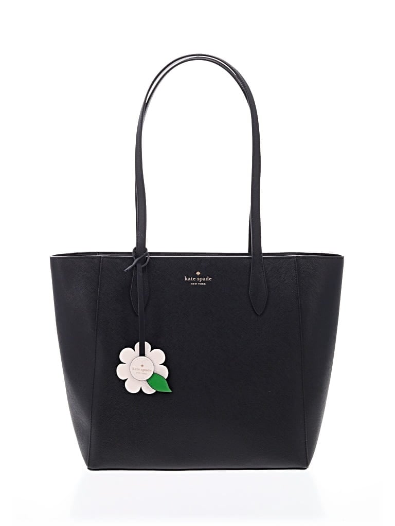 Kate Spade New York Leather Tote Bag In Black