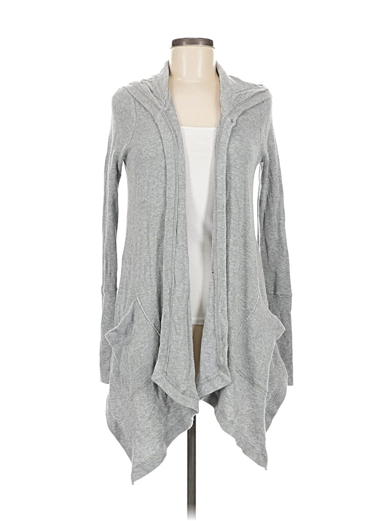 Pre-owned Splendid Cardigan Sweater In Gray