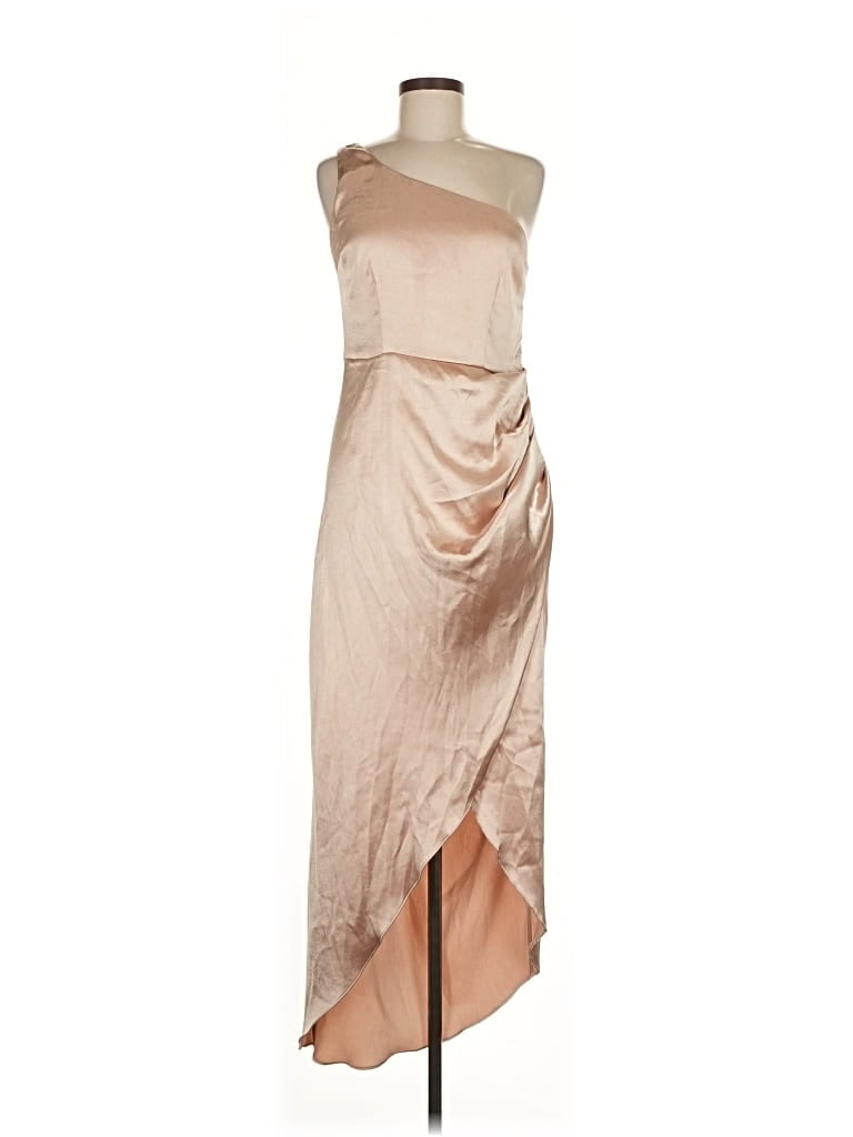 Pre-owned White Fox Cocktail Dress In Brown