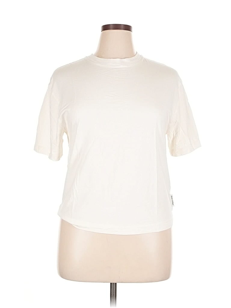 Pre-owned Marc O'polo Short Sleeve Turtleneck In White