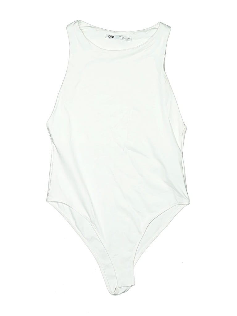 Pre-owned Zara Bodysuit In White