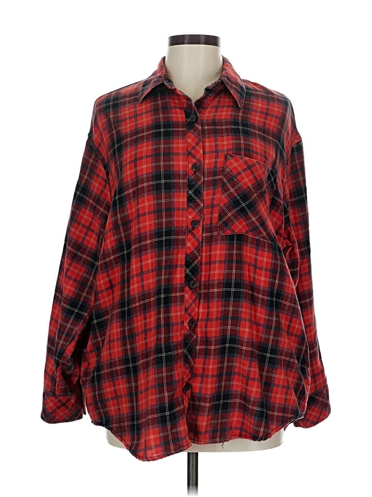 Pre-owned Wild Fable Cardigan Sweater In Red