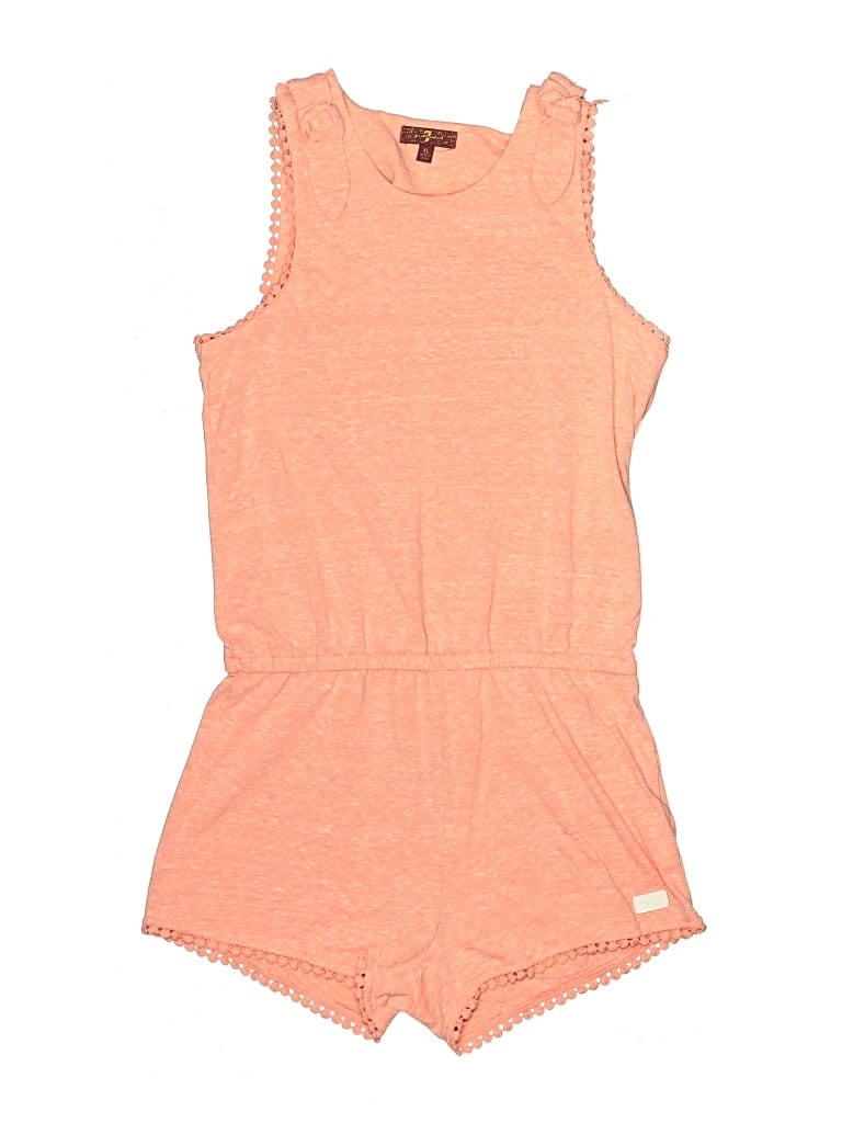 Pre-owned 7 For All Mankind Kids' Dress In Orange