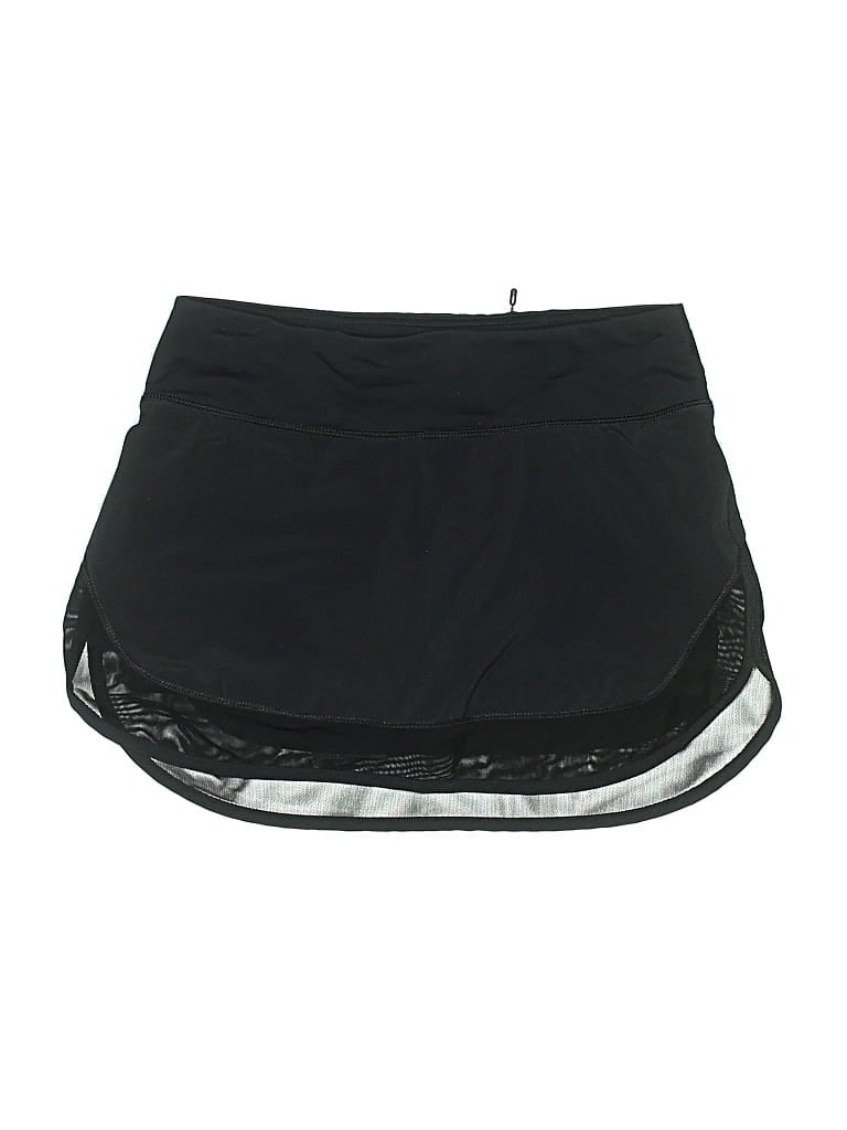 Pre-owned Lululemon Athletica Active Skort In Black