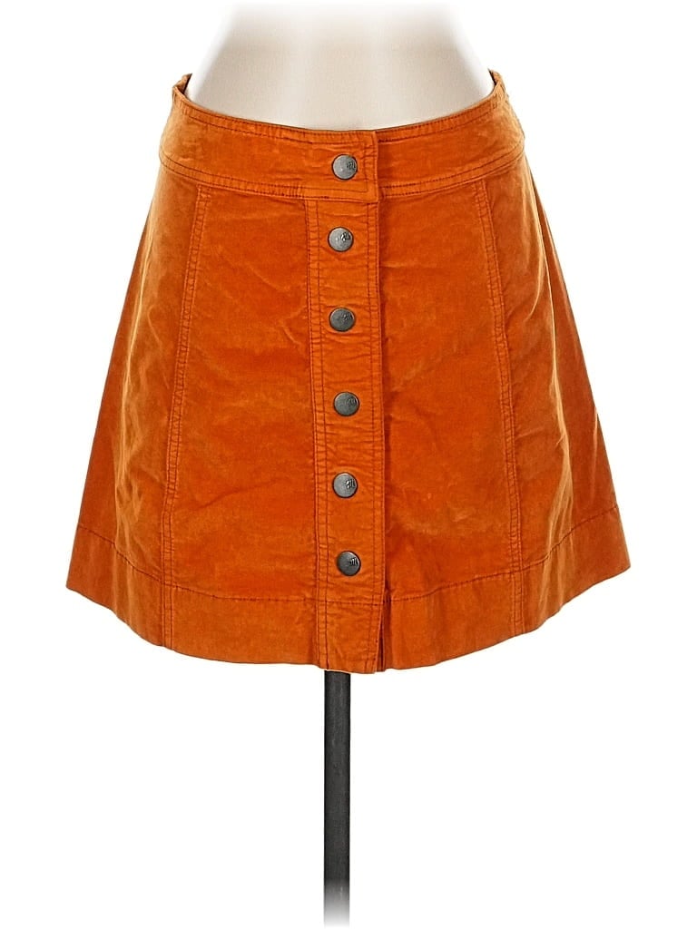 Pre-owned Madewell Casual Skirt In Orange