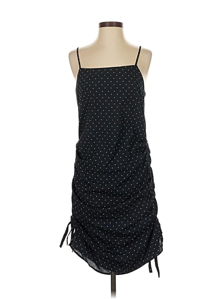 Pre-owned Joa Casual Dress In Black