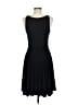 Coercion Solid Black Cocktail Dress Size M - photo 2