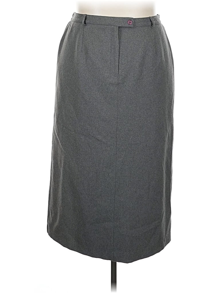 Pre-owned Sag Harbor Formal Skirt In Gray