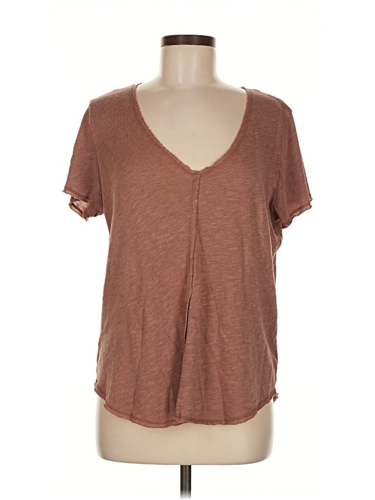 Pre-owned Project Social T Short Sleeve T-shirt In Brown