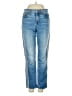 7 For All Mankind Stripes Blue Jeans Size 25 waist - photo 1