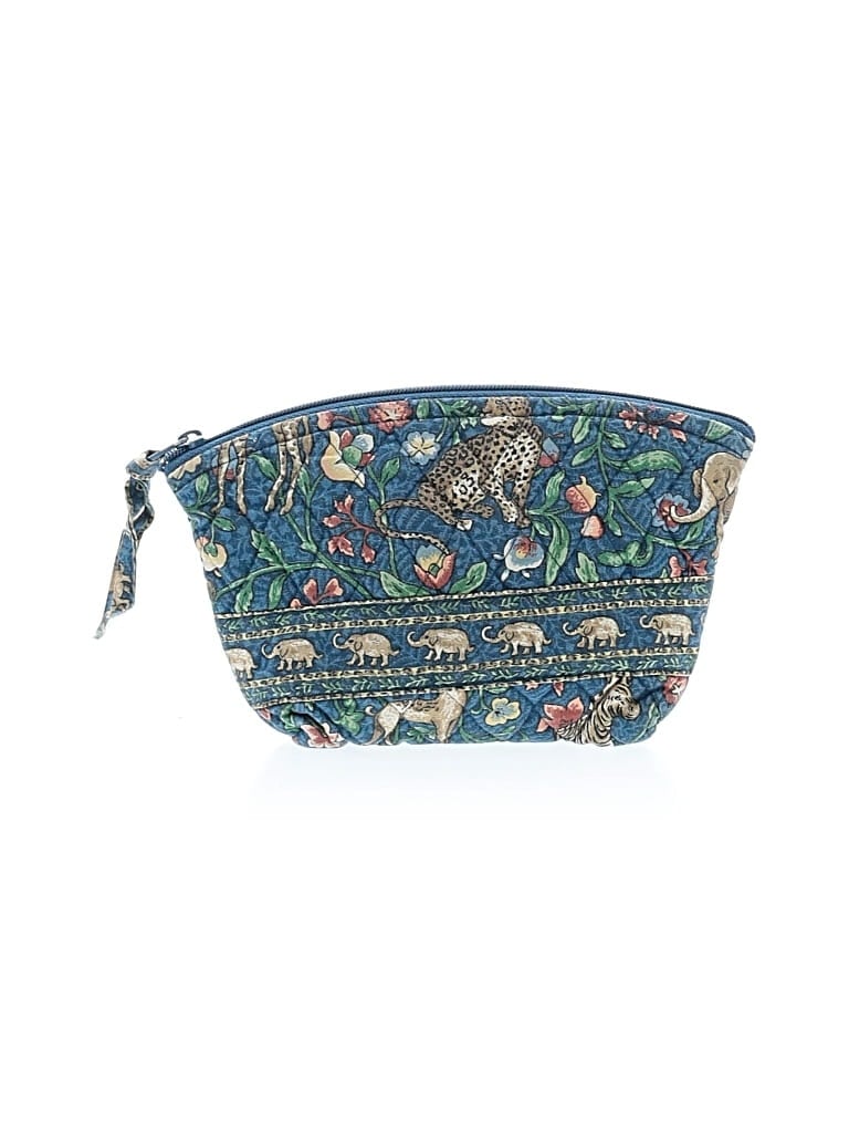 Pre-owned Vera Bradley Makeup Bag In Blue