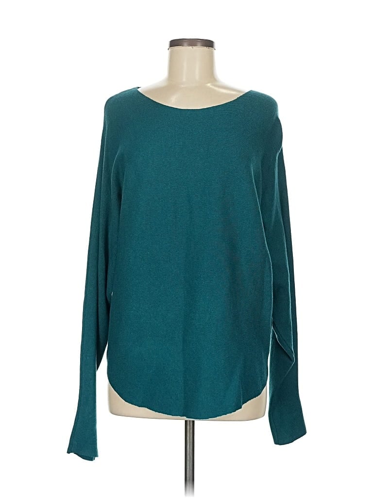 Vila Milano Pullover Sweater In Blue