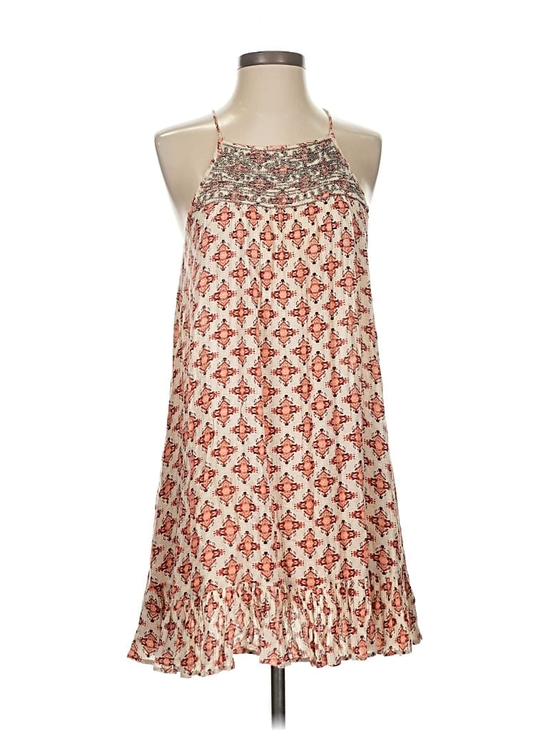 Pre-owned En Creme Casual Dress In Orange