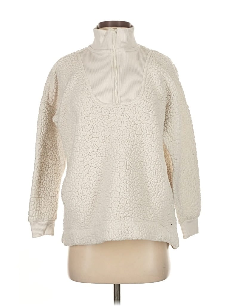 Pre-owned Aerie Pullover Sweater In White