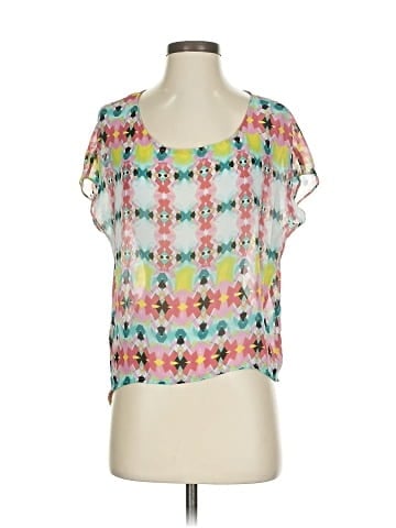 Bisou Bisou Short Sleeve Blouse (view 1)