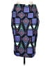 Lularoe Graphic Blue Casual Skirt Size L - photo 2